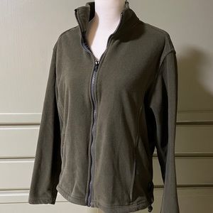 Gander Mountain Guide Series Fleece Jacket Full Zip Size M Green